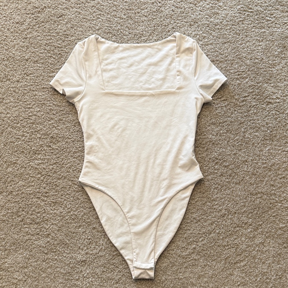 SHEIN Cream Bodysuit